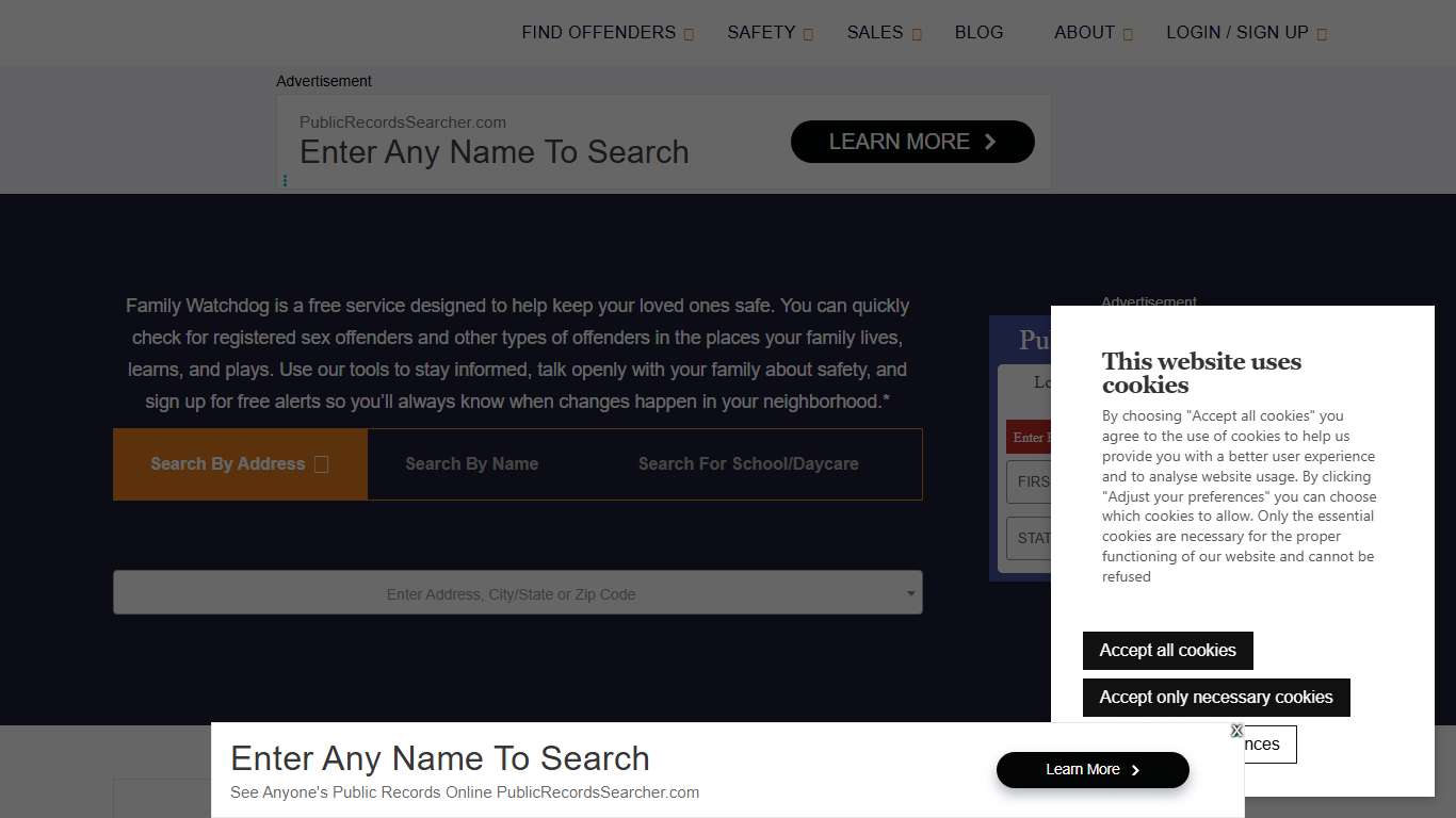 Free Sex Offender Registry Search Nationwide Free Offender Registry, Free Sex Offender Registry, Free Sex Predators Registry